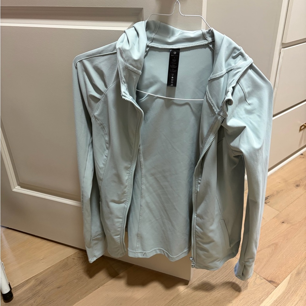 Yogalicious Soft Blue Zip-Up Jacket